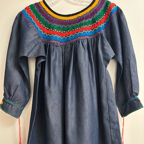 Unbranded Tops - Embroidered Denim Blouse for Women - New